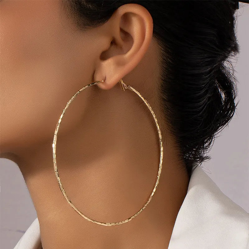 gold hoop earrings gold earrings hoops women's gold hoop earrings