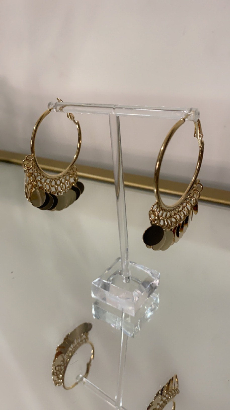 geometric hoop earrings gold geometric hoop earrings