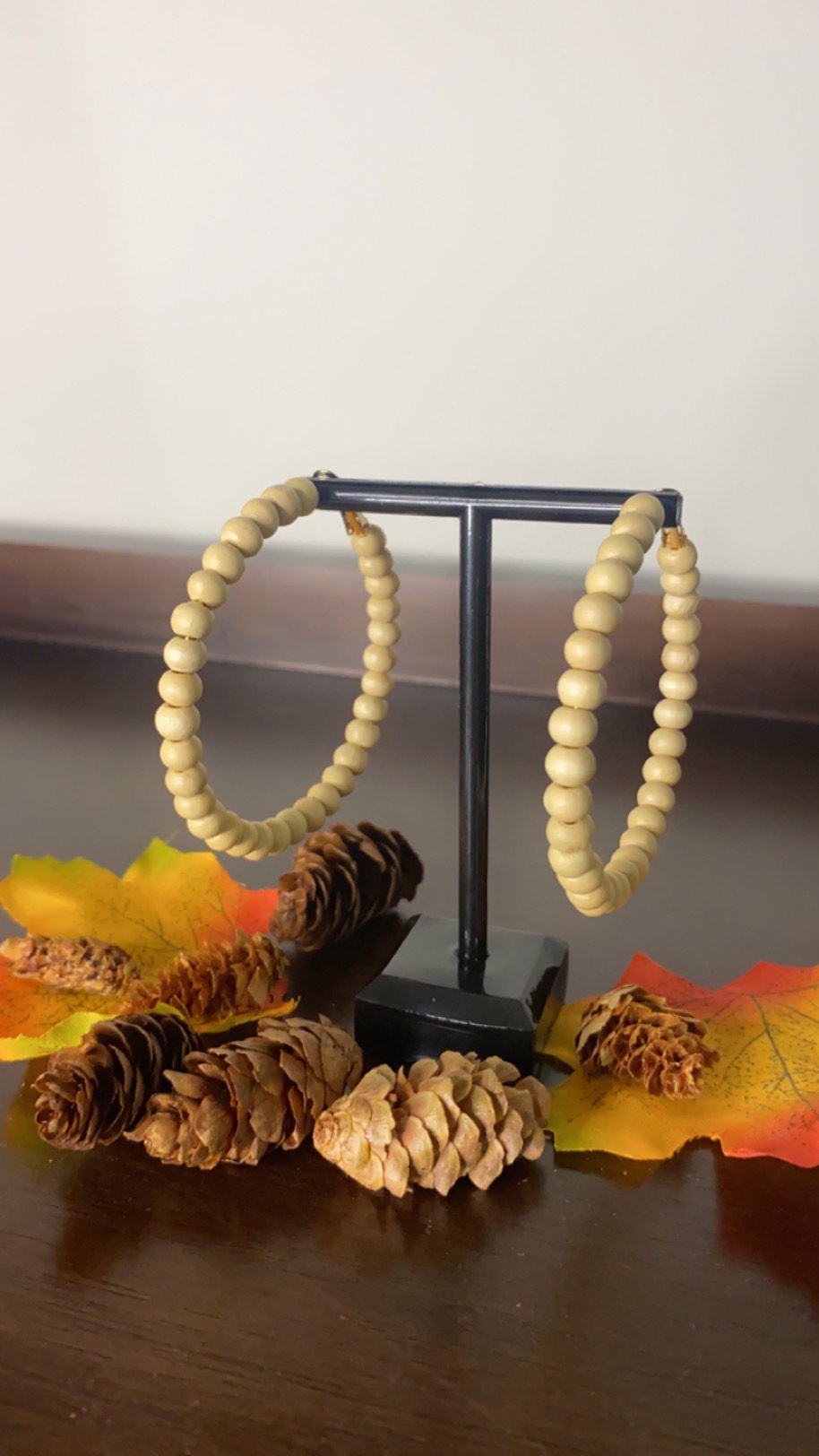 wooden hoop  wooden hoops earrings