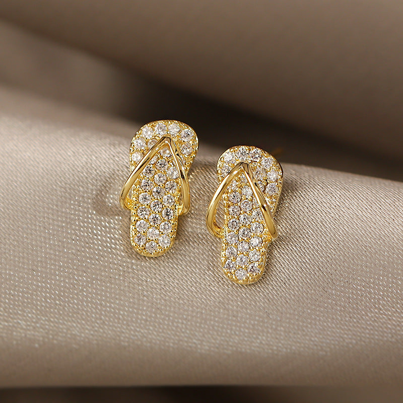 	 rhinestone earrings 	 hoop earrings with rhinestones